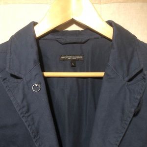 Engineered Garments navy bedford jacket